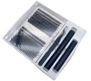 14 satır bireysel küme diy segment kirpik küme lashes kiti göz kirpik kutusu setleri