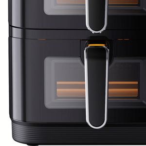 Nouvelle Friteuse à Air Électrique Double Panier 11L 2800W 2026 avec Contrôle Numérique et Minuteur 0-60min 200 ° Contrôle de température avec fenêtre visible - Product Image 3
