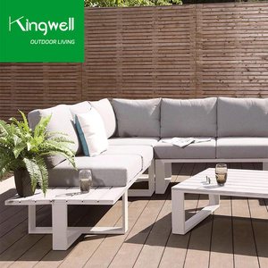 <strong>All</strong> Weather Outside Patio <strong>Set</strong> Wholesale Aluminum <strong>Sofa</strong> Chair Outdoor Furniture L <strong>Shaped</strong> <strong>Sofa</strong> <strong>Set</strong> - Product Image 6