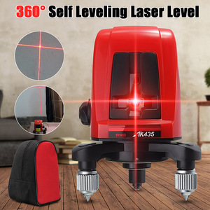 เอเค 435 เลเซอร์เลเวล 2 ไลน์ แสงสีแดง เครื่องมือปรับระดับอัตโนมัติสำหรับงานก่อสร้าง DIY พร้อมกระเป๋าพกพา - Product Image 5