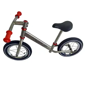 厂家直销钛合金自行车车架重量轻无踏板平衡儿童自行车