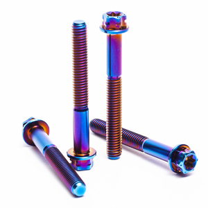 Pernos Hexagonales de Aleación de Titanio Anodizado, Cabeza Plana, Estándar DIN Clase 10.9 y 12.9, M5 M6 M8 M10 para Motocicleta - Product Image 6