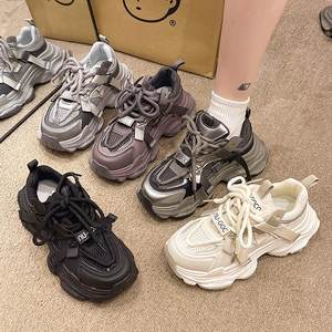 Zapatillas Deportivas Casuales de Moda para Mujer con Suela Gruesa que Aumentan la Altura, Antideslizantes para Exteriores - Product Image 3