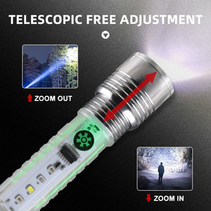 Mini không thấm nước ABS EDC Đèn pin đa chức năng từ Type-C sạc cắm trại Keychain - Product Image 5