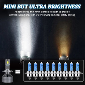 Faro Delantero LED para Automóvil 300W 50000LM Bombilla H4 H7 H11 9005 Luz LED Automotriz para Sistema de Iluminación de Coche Camión y Motocicleta - Product Image 6