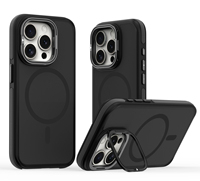 Étuis à la mode pour iphone 14 pro max hommes support de caméra au design de luxe pour i phone 15 plus couverture de téléphone antichoc magnétique