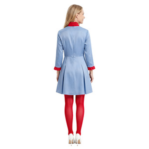 Costume de cosplay Gaga Bruno Mars, ensemble robe bleue et rouge pour jeu de rôle anime, printemps 2026 - Product Image 2