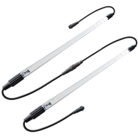 Lampu Pendingin LED PC ONN 3/4/5/6 kaki Berperingkat IP65 untuk Kandang Unggas, CRI Tinggi 82, Dapat Diredupkan, Kompatibel AC/DC, 6000K Cahaya Siang, 25000
