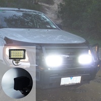 Nouvelle lampe de travail LED rectangulaire 45W, étanche IP67, 24V, pour camion tout-terrain, pick-up, véhicule utilitaire, faisceau large/spot en option