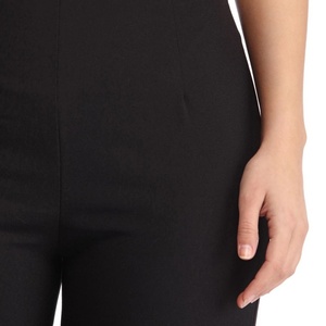 ชุดเดรสขาตรงมีซิปปิดด้านหลังเอวสูงสำหรับสตรีแบบกำหนดเอง - Product Image 4