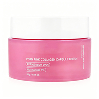 Crema Facial de Colágeno Rosa al por Mayor, Hidratante para el Cuidado de la Piel Seca