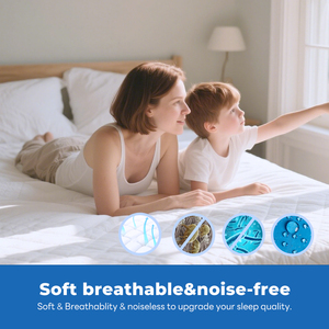 Bán buôn 100% polyester nệm bảo vệ giường lỗi bằng chứng không thấm nước không gây dị ứng dành cho người lớn được trang bị tấm phong cách - Product Image 6