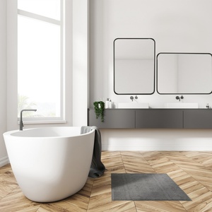 16*24 Inch Modern Hotel <b>Bath</b> <b>Mirror</b> Manufacture Aluminium Alloy Framed Wall Bathroom <b>Mirror</b> Glass Wall Decoration <b>Mirror</b> - Product Image 3