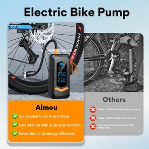 Compresseur d'air portable <span class=keywords><strong>à</strong></span> batterie au lithium LED le plus vendu, 150 PSI, gonfleur de pneus <span class=keywords><strong>électrique</strong></span> pour voiture, moto, <span class=keywords><strong>vélo</strong></span> <span class=keywords><strong>électrique</strong></span> - Product Image 3