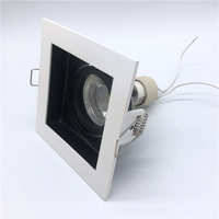 Projecteur halogène à Double tête pour smartphone, cadre lumineux, résiste à l'eau, couleurs blanc et noir