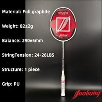 Joobong KAISER 300 Raquette de badminton de haute qualité en fibre de carbone Graphite léger 4U usine défensive en gros