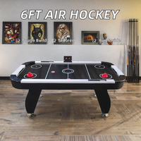 Table de hockey sur air classique de 6 pieds en promotion, table de jeu de hockey sur air économique pour la maison et la salle de loisirs