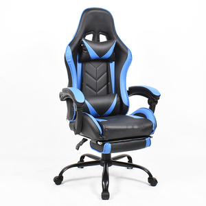 Venta al por mayor Oficina <span class=keywords><strong>PC</strong></span> Computadora Sillón Racing Giratorio Ergonómico Gaming Silla Con Reposapiés - Product Image 1