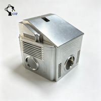 Boîtier de caméra en aluminium à dissipation thermique personnalisée, boîtier en alliage à ailettes usiné CNC 5 axes pour la vision industrielle