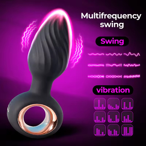 Silicone Butt Plug Anal Vibrator Set Adult Sex Toy Male Massage Stimulator Female Massage Stimulator Anal Sex Toy - Product Image 4
