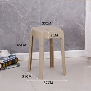 Vente en gros de tabourets en plastique au <span class=keywords><strong>design</strong></span> exquis Chaises de <span class=keywords><strong>cuisine</strong></span> modernes Chaises d'activités de plein air multifonctionnelles - Product Image 3