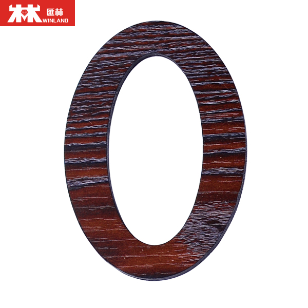 Оптовая продажа, дверная табличка для квартиры, офиса, комнаты, буквенный знак, номер 0, цифры для деревянного дома