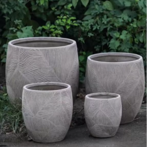 กระถางดอกไม้เซรามิคดินเผาสีม่วง - Product Image 1