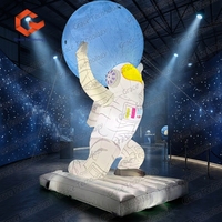 Astronaute gonflable géant lumineux à LED, mascotte gonflable publicitaire, cosmonaute pour la décoration d'événements de festivals de musique