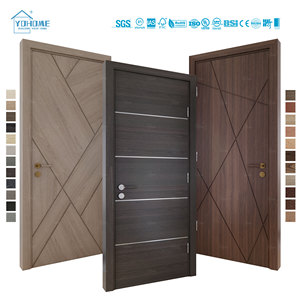 Foshan Custom Carved Interior Holztür Traditionelle Holztür im europäischen Stil Innen haus Innen türen aus Holz mit Rahmen - Product Image 5