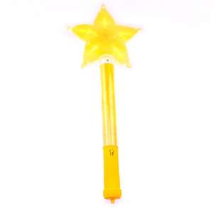 Fête Carnaval Enfants Aire De Jeux <span class=keywords><strong>Magasin</strong></span> LED Clignotant Fée Étoile Baguette Bâton pour Enfants Jouet Utilisé LED Clignotant En Forme D'étoile Baguette Bâton - Product Image 1