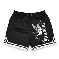 Short de basket-ball vierge, vente en gros, Sublimation personnalisée, transfert thermique