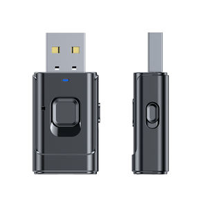 BT 5.3 máy phát và máy thu 2 trong 1 không dây 3.5mm AUX Bộ chuyển đổi răng Xanh - Product Image 1