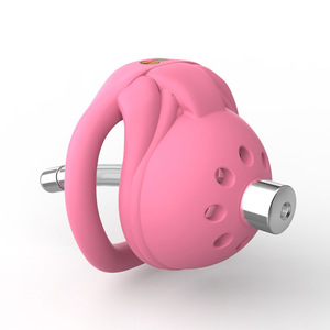 Mini Gabbia di Castità Rosa, Regalo di <span class=keywords><strong>San</strong></span> <span class=keywords><strong>Valentino</strong></span> <span class=keywords><strong>per</strong></span> il <span class=keywords><strong>Fidanzato</strong></span> - Product Image 1