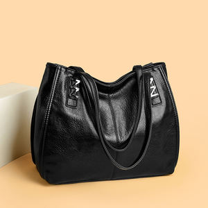 Bolso Tote de Material PU de Alta Calidad. Con diseño de patrón geométrico. El forro está hecho de poliéster.6436 - Product Image 1