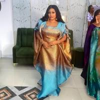 Nouvelle Collection de Robes Africaines en Tissu Jacquard pour Femme, Tenue Boubou Africaine de Luxe pour Femme