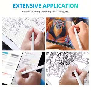 Lápiz Óptico Magnético <span class=keywords><strong>Universal</strong></span> para Escritura Digital con Rechazo de Palma para Tableta, Lápiz Óptico Activo <span class=keywords><strong>2</strong></span> en 1 - Product Image 3