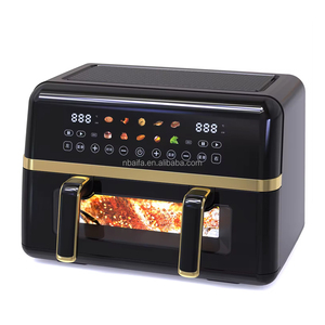 Aifa usine <span class=keywords><strong>meilleur</strong></span> prix <span class=keywords><strong>friteuse</strong></span> domestique double 1800W 8L 9L cuisson antiadhésive électrique <span class=keywords><strong>friteuse</strong></span> à air profond gril numérique - Product Image 1