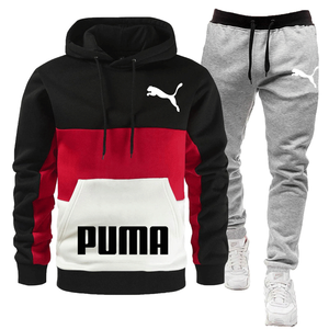 2025 Herbst/Winter Herren Casual Sports 2-teiliges Set Bedruckter Hoodie mit warmen Hosen Modische Top-Marken jacke Anpassbares Logo - Product Image 6