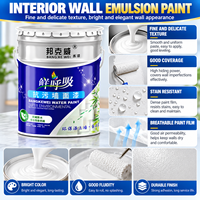 Peinture d'émulsion lavable pour murs intérieurs, haute couvrance, durable, à base de latex aqueux pour la décoration résidentielle et commerciale