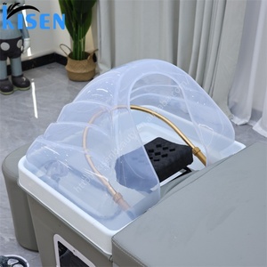 Kisen Pipeless Shampoo <b>Bed</b> with Independent Water System Requires No Plumbing Installation Perfect <b>for</b> Small Salon Barbershop - Product Image 1