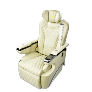 Asiento ajustable de cuero para <span class=keywords><strong>Camper</strong></span>, accesorio de lujo, Interior modificado, VIP, cómodo, Nappa - Product Image 1