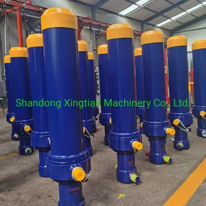 hydraulic ram FC type multistage hydraulic cylinders manufaturer from china supplier in shandong xingtian machinery hydraulic cylinder