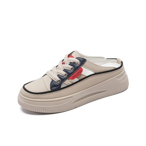 Sandalias de verano 2026 de moda, versátiles, de suela gruesa, sin cordones, transpirables, de punta cerrada, tipo mule para <span class=keywords><strong>mujer</strong></span> con diseño de malla premium - Product Image 1