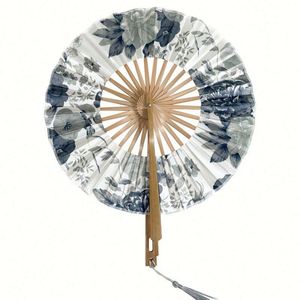Éventail Amusant en Bambou Peint, Design Artistique Traditionnel, Écologique, pour Décoration Intérieure, Cadeaux Promotionnels du Nouvel An Chinois - Product Image 1