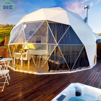Luxury Geodesic Dome Tents Resort Transparent Outdoor Safari Igloo Dome House Events Tent