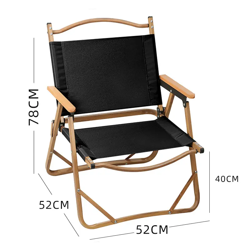 Grosir kursi lipat Outdoor Furniture kursi Kermit dengan aluminium kursi piknik bagus untuk acara berkemah mewah