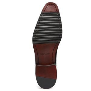 Zapatos de Hombre de Cuero Genuino Personalizados, de Primera Capa de Piel de Vacuno, con Borde Abierto y Adornos, Formales de Negocios, Estilo Británico de Tres Secciones - Product Image 4