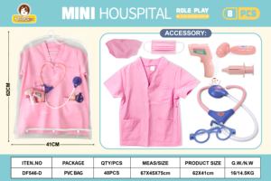 Recién llegado, ropa <span class=keywords><strong>de</strong></span> <span class=keywords><strong>carrera</strong></span> para niños, vestido <span class=keywords><strong>de</strong></span> <span class=keywords><strong>cirujano</strong></span>, conjunto <span class=keywords><strong>de</strong></span> médico, disfraz <span class=keywords><strong>de</strong></span> Cosplay para niños - Product Image 4