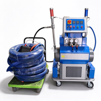 Machine professionnelle de pulvérisation de mousse à cellules ouvertes haute pression pour revêtement de bassins aquacoles
