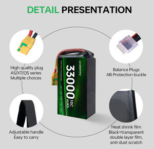 Высокоплотный литий-ионный аккумулятор емкостью 304 Вт/кг, полутвердый 33000 мАч, 6S 12S 18S - Product Image 3